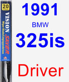 Driver Wiper Blade for 1991 BMW 325is - Vision Saver