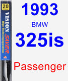 Passenger Wiper Blade for 1993 BMW 325is - Vision Saver