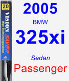 Passenger Wiper Blade for 2005 BMW 325xi - Vision Saver