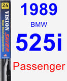 Passenger Wiper Blade for 1989 BMW 525i - Vision Saver