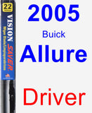 Driver Wiper Blade for 2005 Buick Allure - Vision Saver