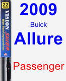 Passenger Wiper Blade for 2009 Buick Allure - Vision Saver