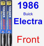 Front Wiper Blade Pack for 1986 Buick Electra - Vision Saver