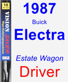 Driver Wiper Blade for 1987 Buick Electra - Vision Saver