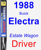 Driver Wiper Blade for 1988 Buick Electra - Vision Saver