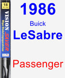 Passenger Wiper Blade for 1986 Buick LeSabre - Vision Saver