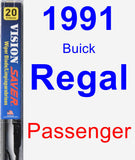 Passenger Wiper Blade for 1991 Buick Regal - Vision Saver