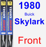Front Wiper Blade Pack for 1980 Buick Skylark - Vision Saver