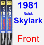 Front Wiper Blade Pack for 1981 Buick Skylark - Vision Saver