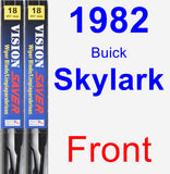 Front Wiper Blade Pack for 1982 Buick Skylark - Vision Saver