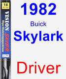 Driver Wiper Blade for 1982 Buick Skylark - Vision Saver