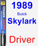 Driver Wiper Blade for 1989 Buick Skylark - Vision Saver