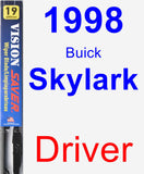 Driver Wiper Blade for 1998 Buick Skylark - Vision Saver