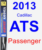 Passenger Wiper Blade for 2013 Cadillac ATS - Vision Saver