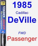 Passenger Wiper Blade for 1985 Cadillac DeVille - Vision Saver