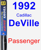 Passenger Wiper Blade for 1992 Cadillac DeVille - Vision Saver