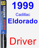 Driver Wiper Blade for 1999 Cadillac Eldorado - Vision Saver