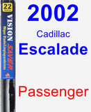 Passenger Wiper Blade for 2002 Cadillac Escalade - Vision Saver