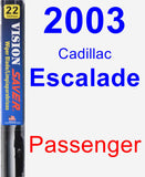 Passenger Wiper Blade for 2003 Cadillac Escalade - Vision Saver
