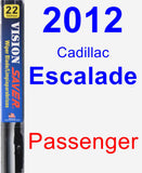 Passenger Wiper Blade for 2012 Cadillac Escalade - Vision Saver