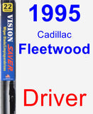 Driver Wiper Blade for 1995 Cadillac Fleetwood - Vision Saver