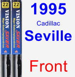 Front Wiper Blade Pack for 1995 Cadillac Seville - Vision Saver