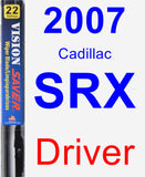 Driver Wiper Blade for 2007 Cadillac SRX - Vision Saver
