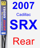 Rear Wiper Blade for 2007 Cadillac SRX - Vision Saver