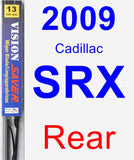 Rear Wiper Blade for 2009 Cadillac SRX - Vision Saver