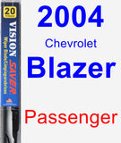 Passenger Wiper Blade for 2004 Chevrolet Blazer - Vision Saver