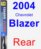 Rear Wiper Blade for 2004 Chevrolet Blazer - Vision Saver