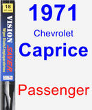 Passenger Wiper Blade for 1971 Chevrolet Caprice - Vision Saver