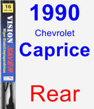 Rear Wiper Blade for 1990 Chevrolet Caprice - Vision Saver