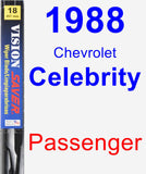 Passenger Wiper Blade for 1988 Chevrolet Celebrity - Vision Saver