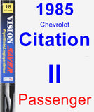 Passenger Wiper Blade for 1985 Chevrolet Citation II - Vision Saver