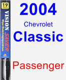 Passenger Wiper Blade for 2004 Chevrolet Classic - Vision Saver