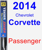 Passenger Wiper Blade for 2014 Chevrolet Corvette - Vision Saver