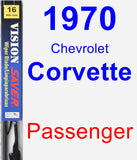 Passenger Wiper Blade for 1970 Chevrolet Corvette - Vision Saver
