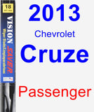 Passenger Wiper Blade for 2013 Chevrolet Cruze - Vision Saver