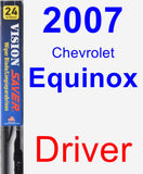 Driver Wiper Blade for 2007 Chevrolet Equinox - Vision Saver