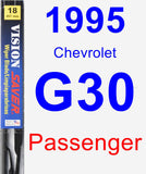 Passenger Wiper Blade for 1995 Chevrolet G30 - Vision Saver