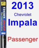 Passenger Wiper Blade for 2013 Chevrolet Impala - Vision Saver