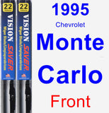 Front Wiper Blade Pack for 1995 Chevrolet Monte Carlo - Vision Saver