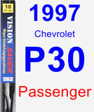 Passenger Wiper Blade for 1997 Chevrolet P30 - Vision Saver