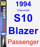 Passenger Wiper Blade for 1994 Chevrolet S10 Blazer - Vision Saver