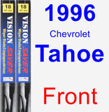 Front Wiper Blade Pack for 1996 Chevrolet Tahoe - Vision Saver