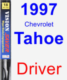 Driver Wiper Blade for 1997 Chevrolet Tahoe - Vision Saver