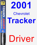 Driver Wiper Blade for 2001 Chevrolet Tracker - Vision Saver