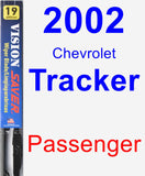 Passenger Wiper Blade for 2002 Chevrolet Tracker - Vision Saver