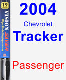 Passenger Wiper Blade for 2004 Chevrolet Tracker - Vision Saver